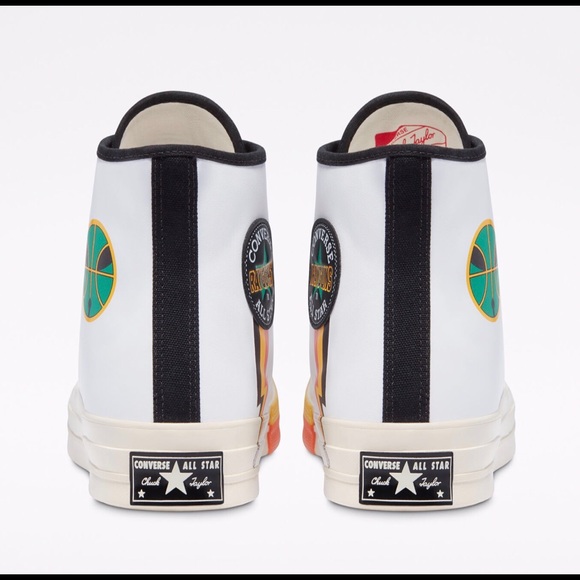 Roswell Rayguns White Leather Chuck 70 Converse - Picture 6 of 8